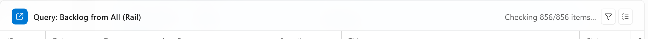 Data grid header area
